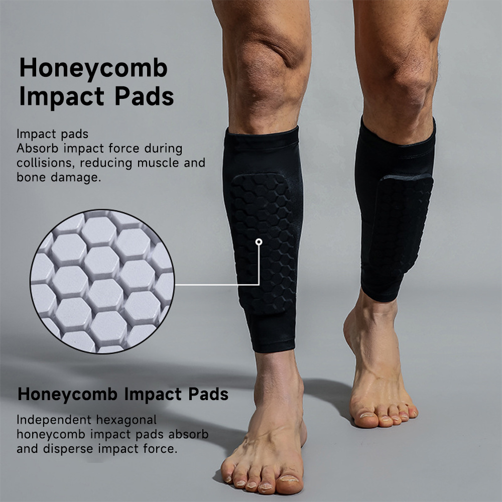 Compression Sleeve Calf - Thickened Soccer Shin Guards Calf Compression