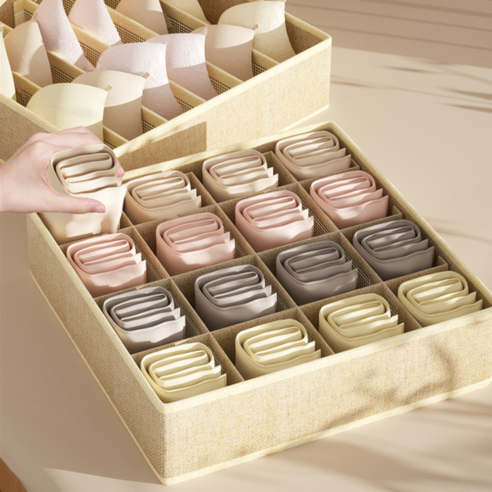 Sock Organizer Tray - Underwear Storage Box for Bras Panties