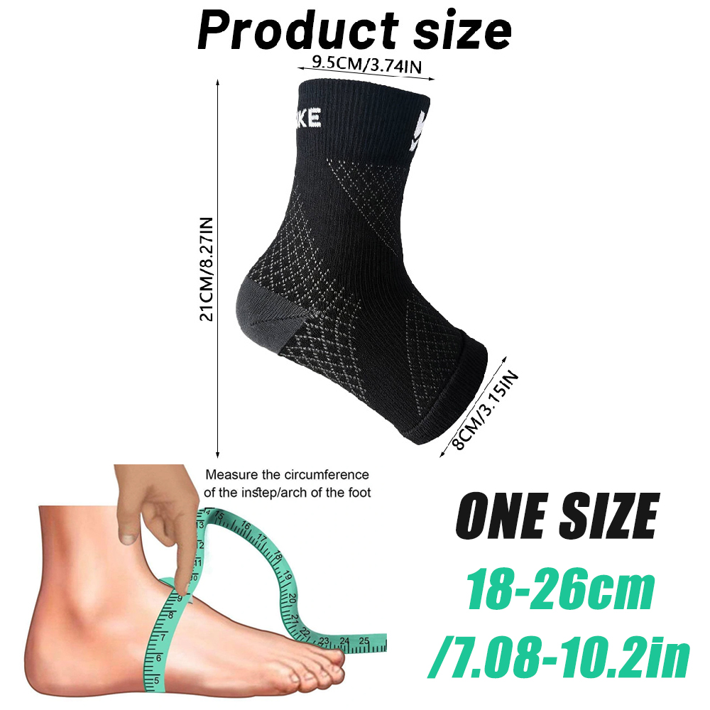 1Pair Foot & Ankle Brace Socks - Ankle Brace Sock 评论和价格