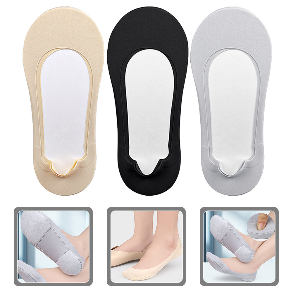 3Pairs Low Cut Invisible Socks - Invisibility Sock Loafer 评论和价格