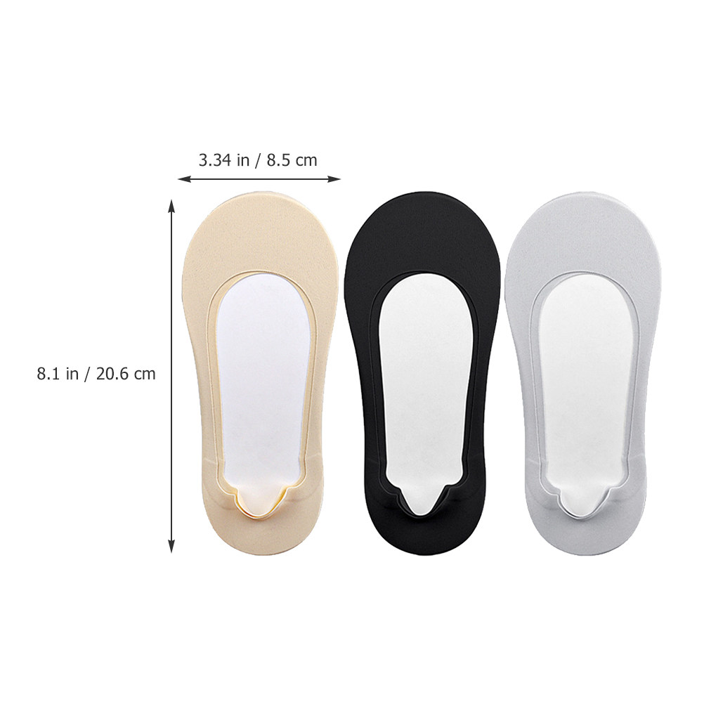 3Pairs Low Cut Invisible Socks - Invisibility Sock Loafer 评论和价格