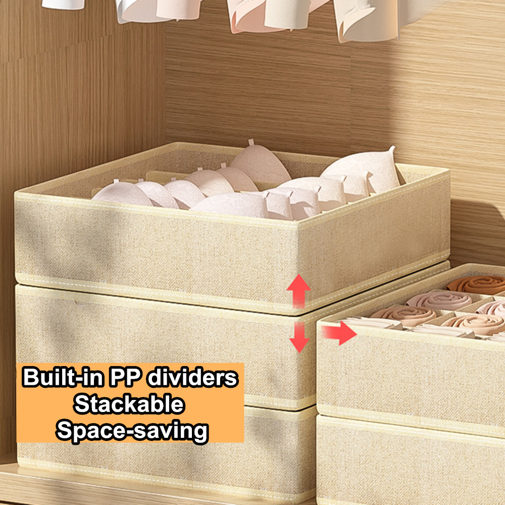 Underwear Storage Box for Bras - Sock Organizer Tray 评论和价格