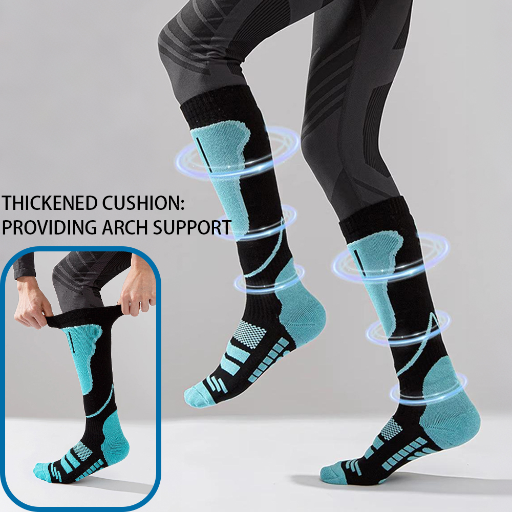 L●Mirror 2 Pairs Knee High Ski - Thermal Sock Winter 评论和价格
