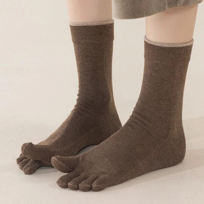 5/10 Pairs Men's Wool Toe Sock - Thermal Sock Winter 评论和价格